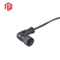 M12 Right Angel 2-5pin IP67 IP68 vandtæt stik