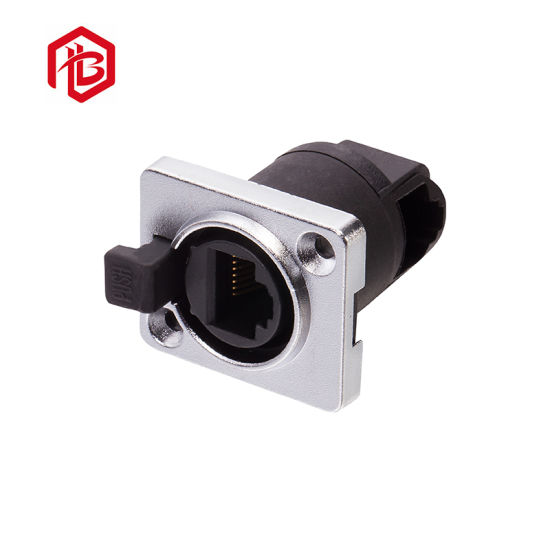 IP67 strømkabel RJ45 han-til-hun-stik