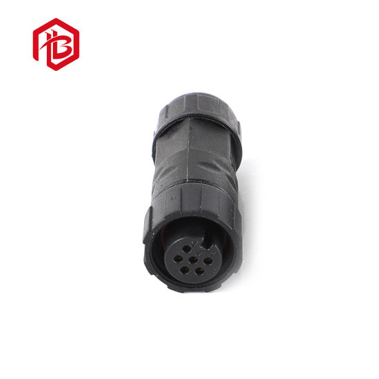 Topleverandør LED Power M12 møtrikhætte Metal Aviation Connector